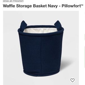 Waffle Storage Basket Navy
- Pillowfort™